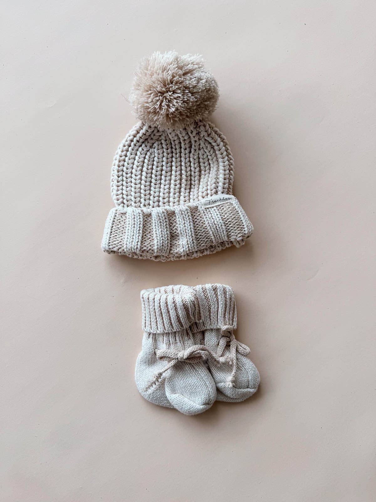 Chunky Cotton Beanie - Oat
