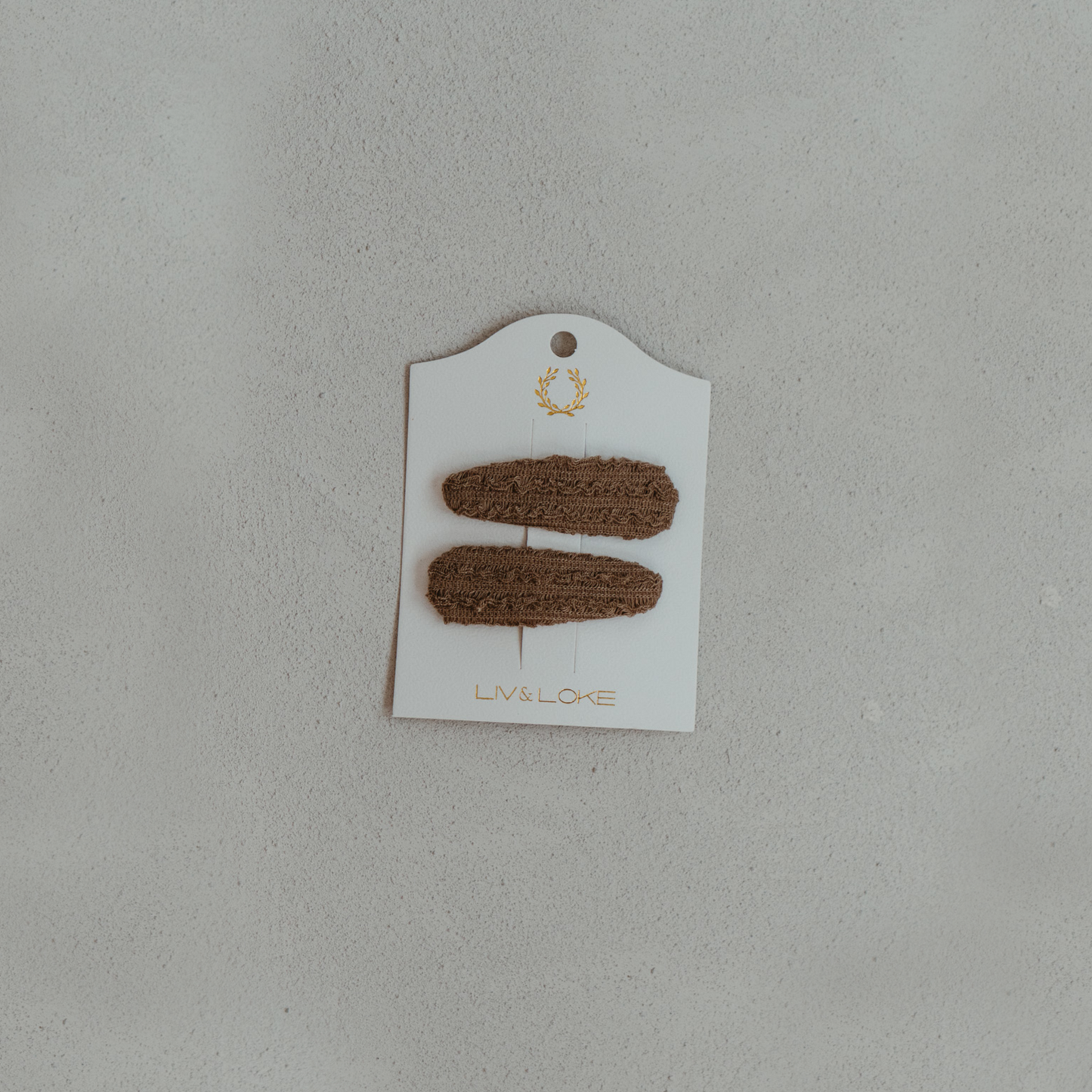 Mocha 2pk Hair Clips