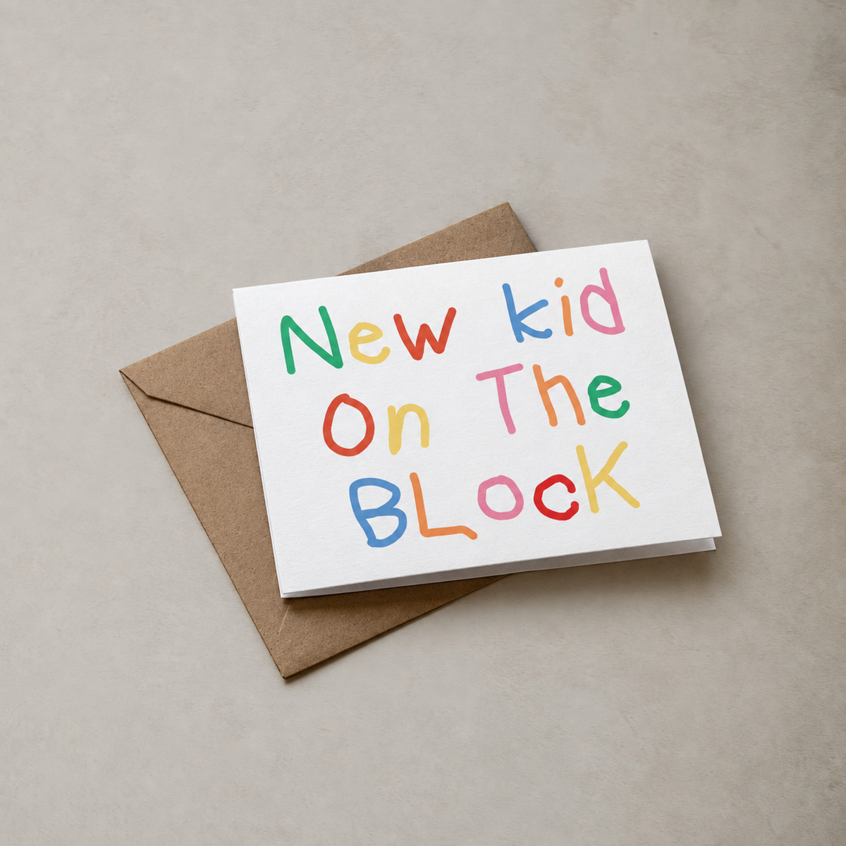 New Kid On The Block Card