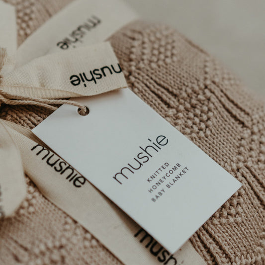 Beige Honeycomb Blanket