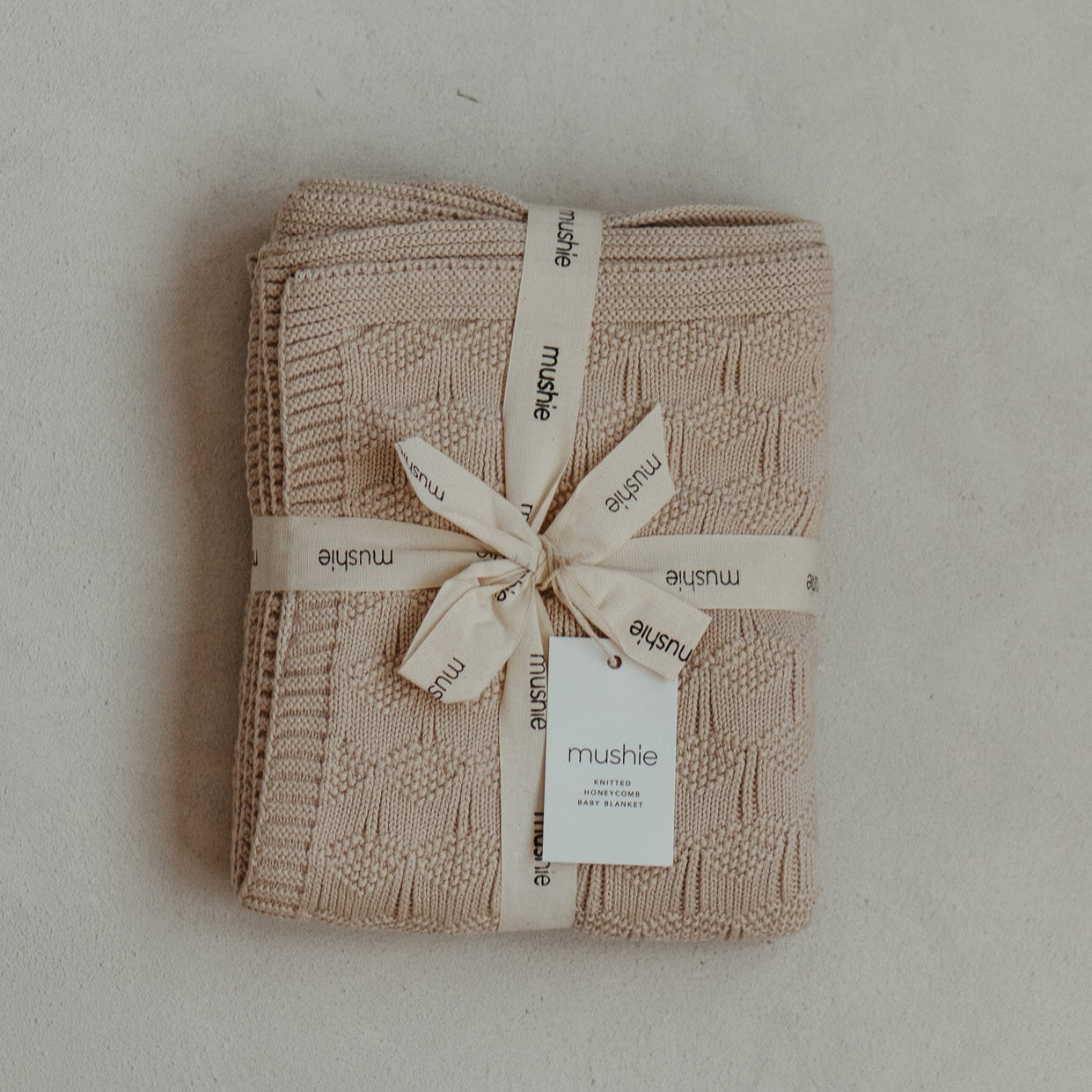 Beige Honeycomb Blanket