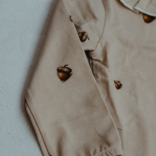 Girls Acorn Romper