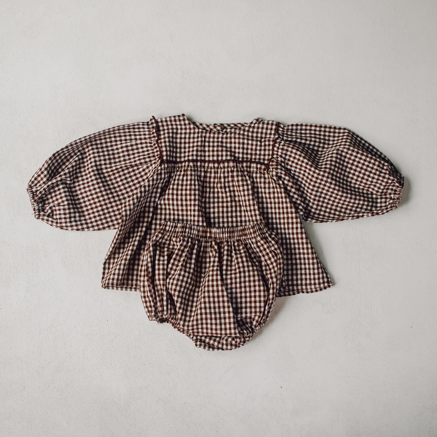Cedar Check Set - Mocha