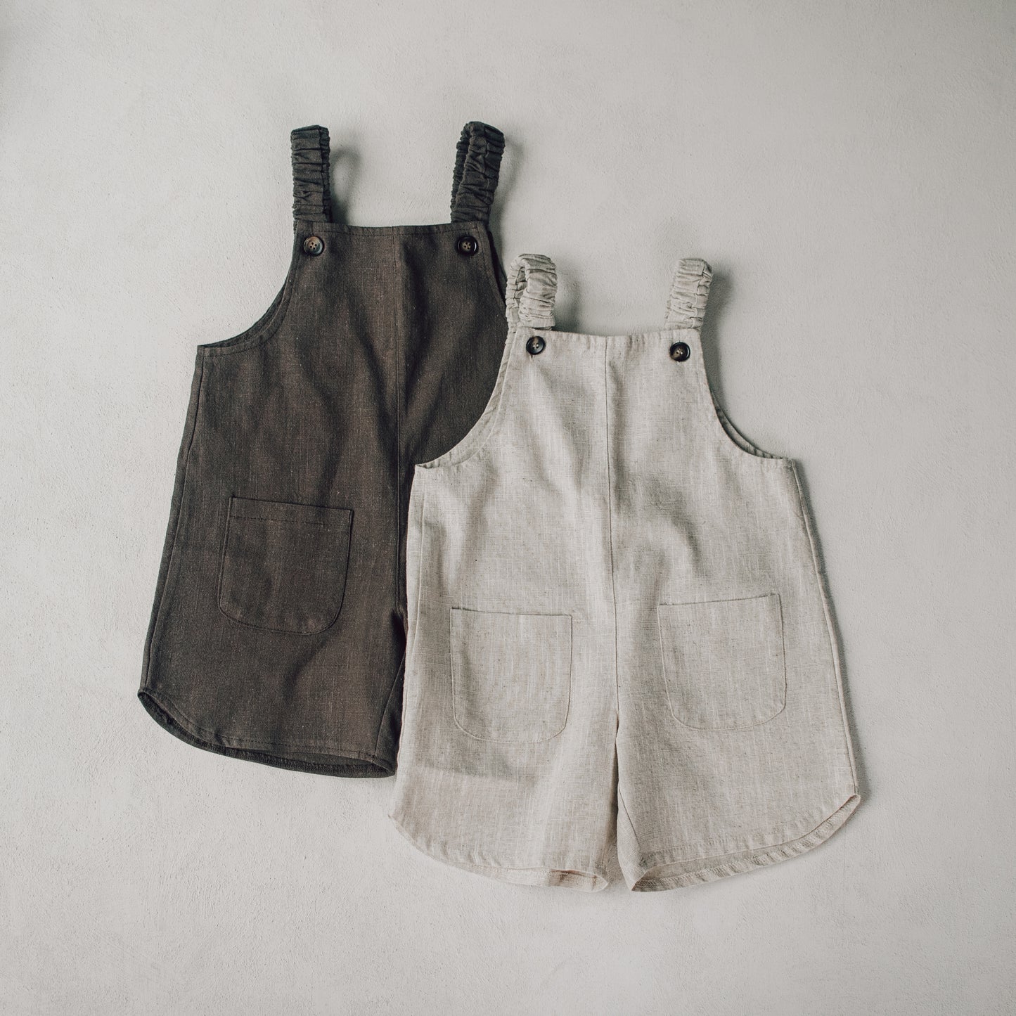 Acorn Pocket Playsuit - Cocoa