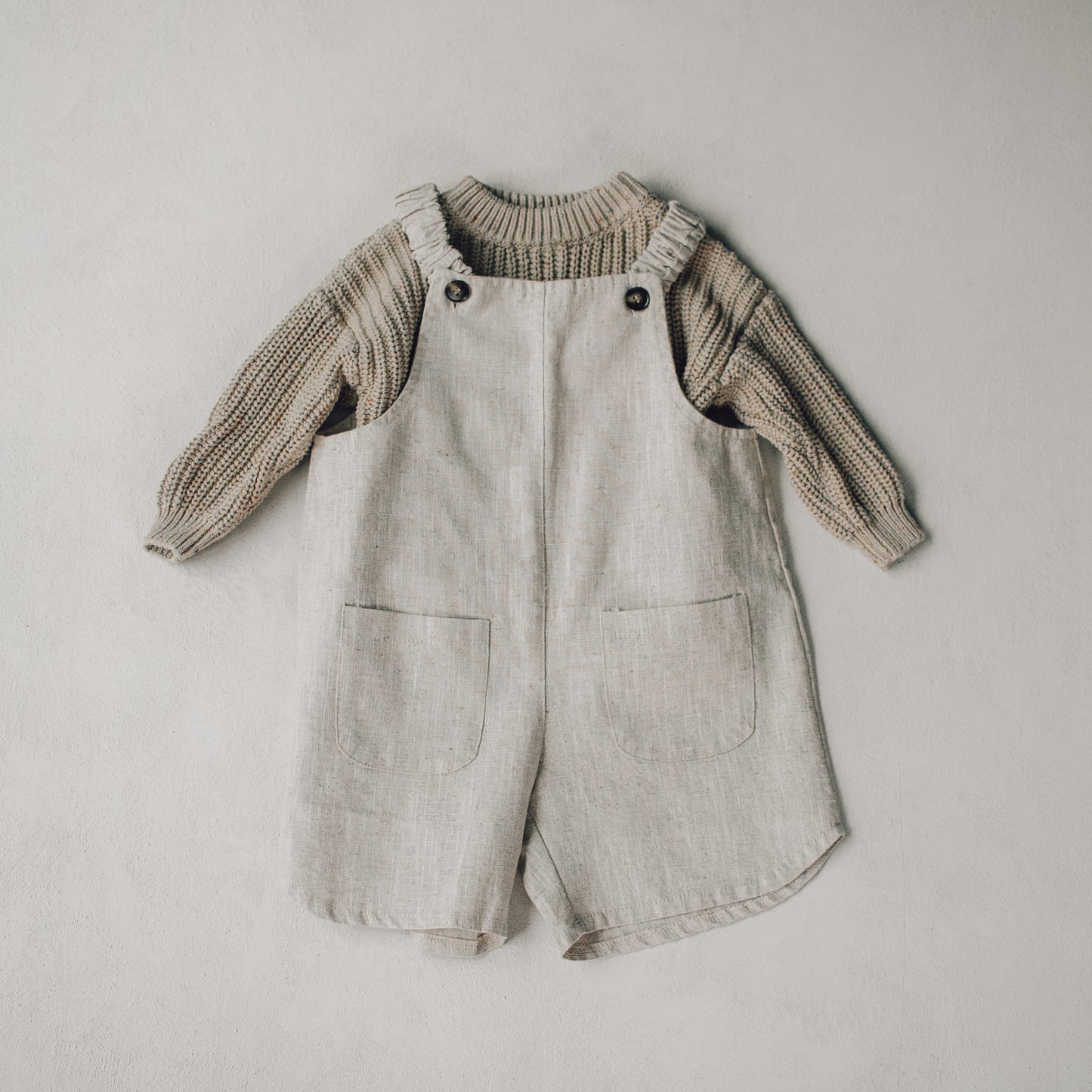 Acorn Pocket Playsuit - Oat