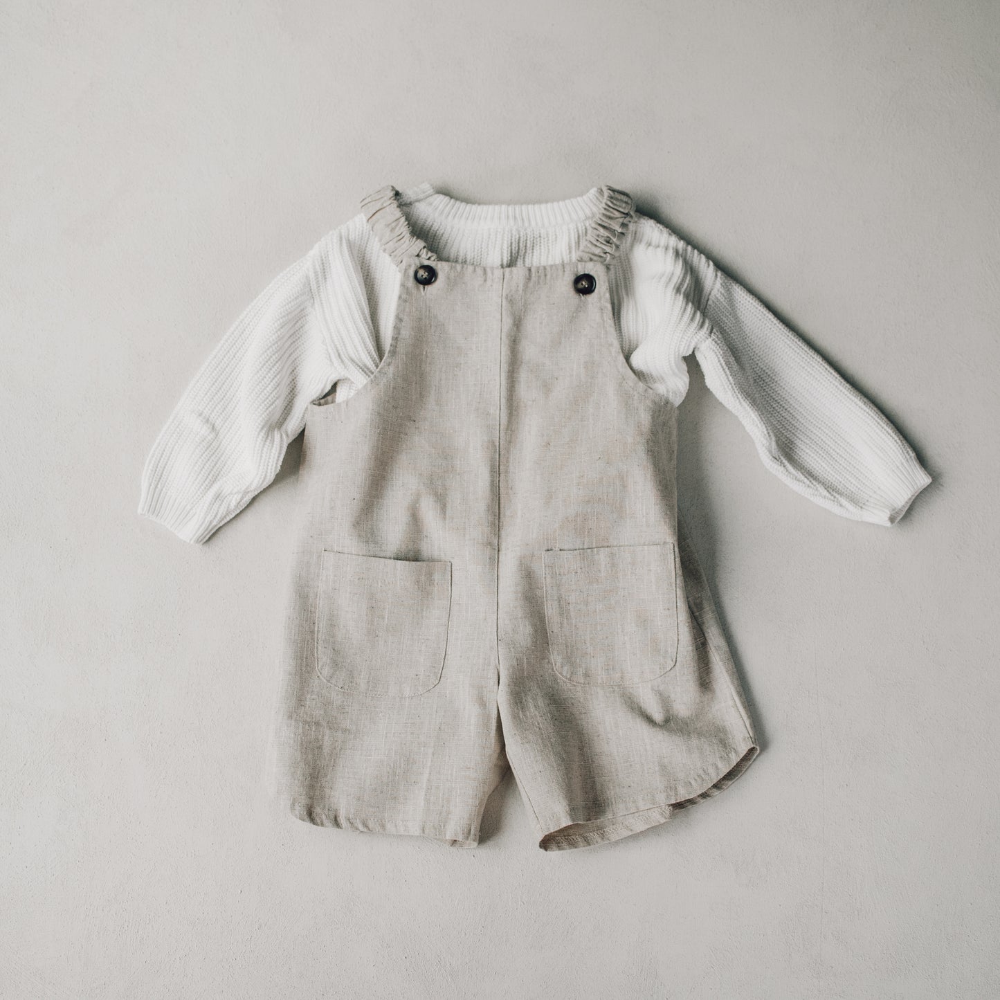 Acorn Pocket Playsuit - Oat