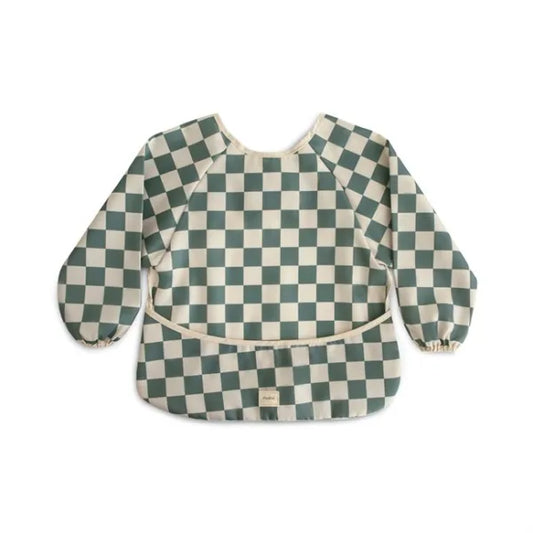 Long Sleeve Bib - Olive check