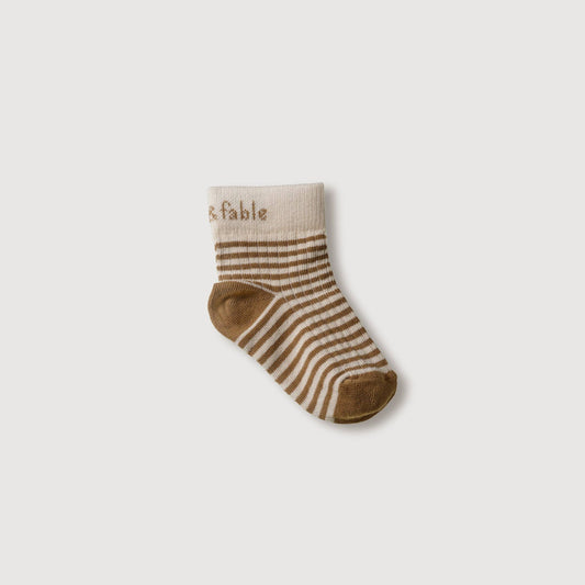 Socks - Bronze Stripe