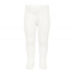 Basic Rib Tights CREAM