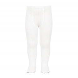 Basic Rib Tights WHITE