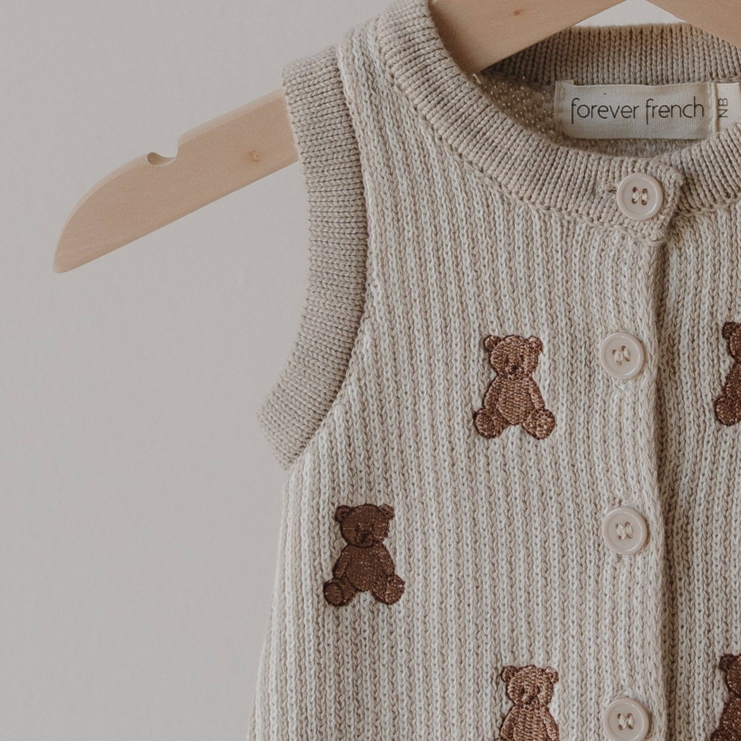 Knit Romper - Teddy