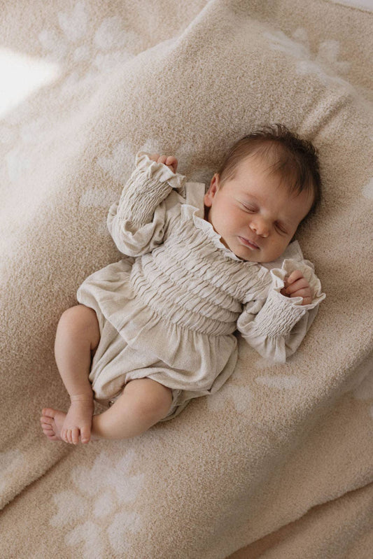 Linen Romper - Flax