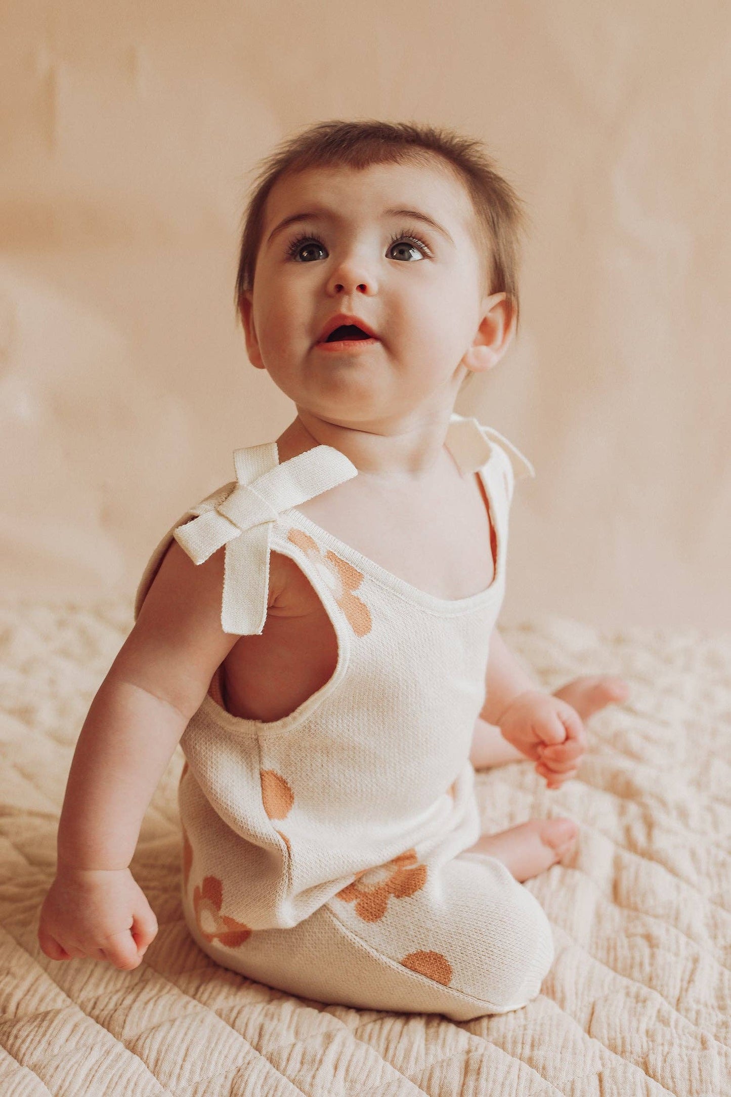 Knit Romper - Wild bloom