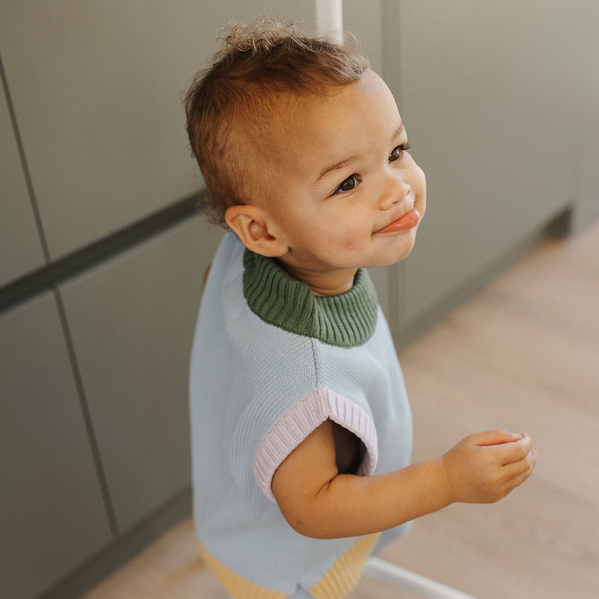 Colour Block Vest