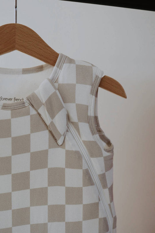 Bamboo Sleep Sack - Checkerboard