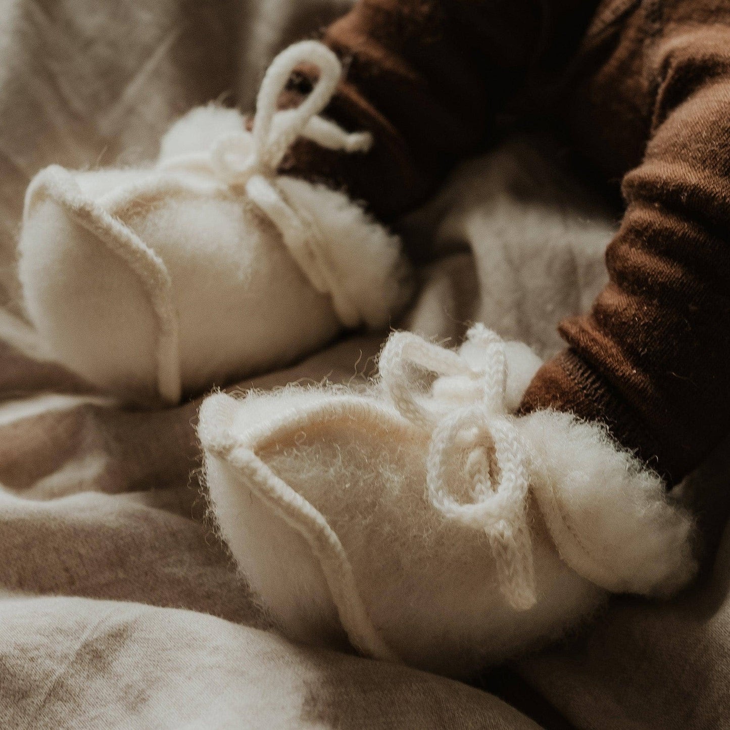 Merino Fluffy Booties