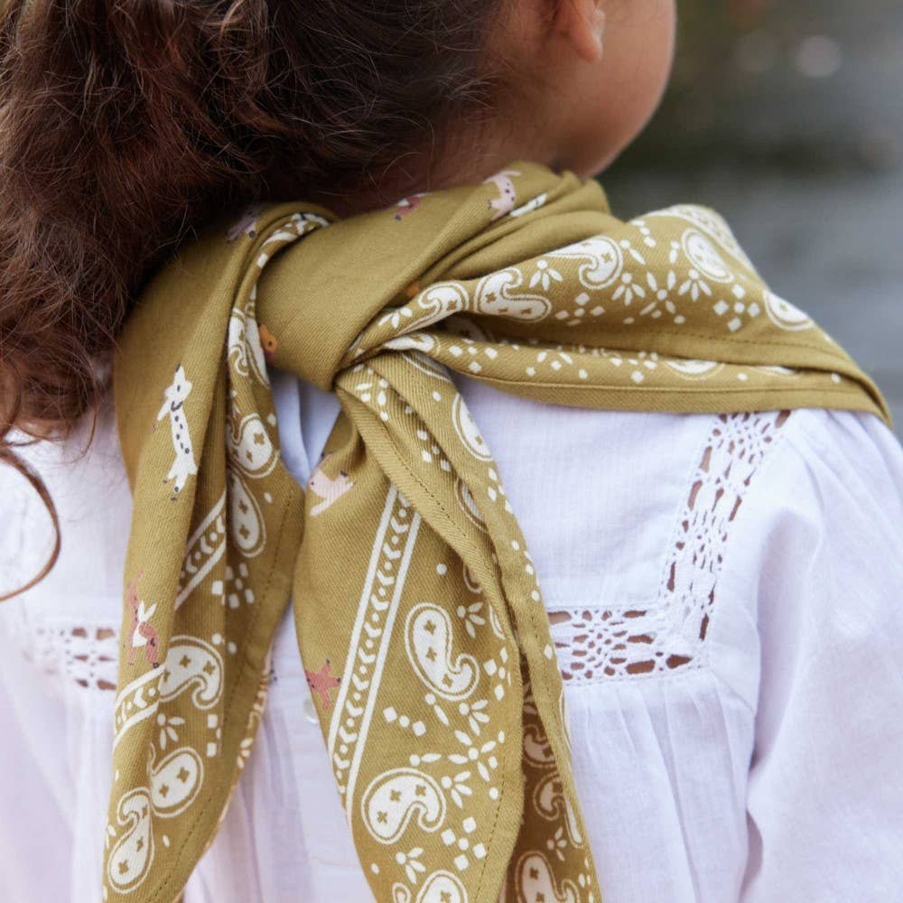 Olive Dachshund Scarf