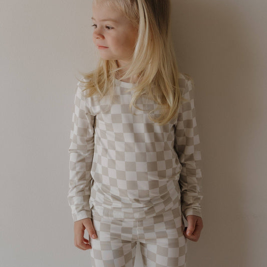 Child Sleepy Time Set - Checkerboard