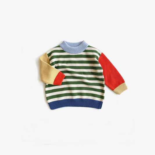 Clover Stripe Knit Jumper
