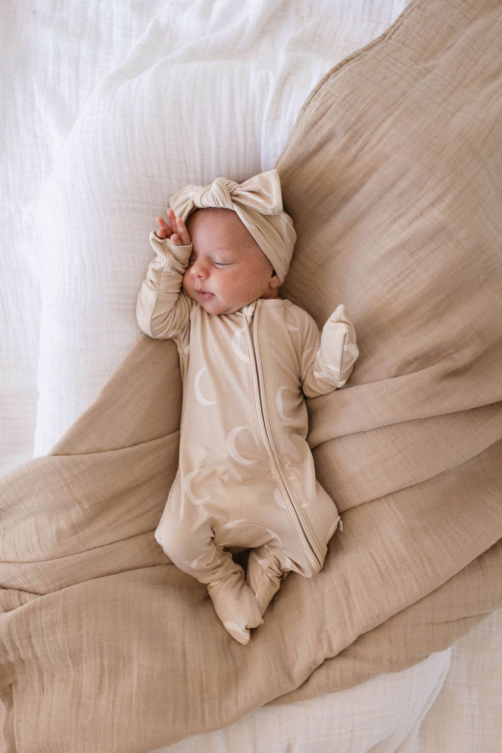 Bamboo Zip Pajamas - Luna
