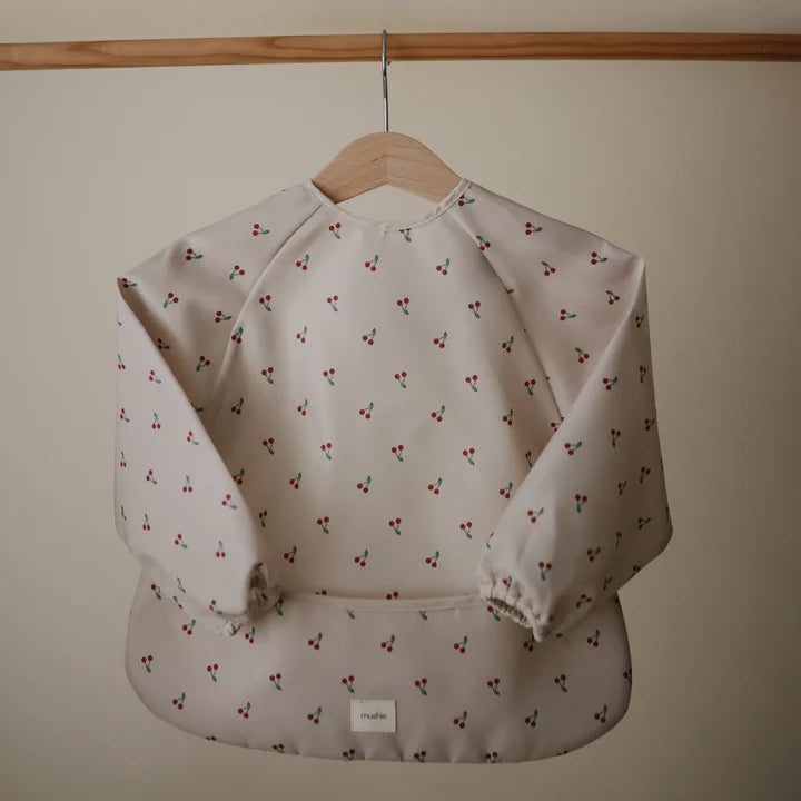 Long Sleeve Bib - Cherries