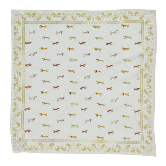 Ecru Dachshund Scarf