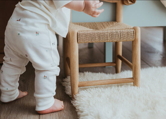 Organic Cotton Leggings in Sandstone