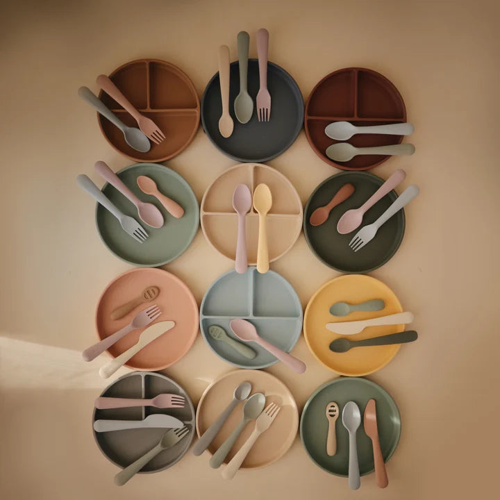 Silicone Suction Plate - Natural