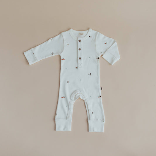 Organic Cotton Footless Romper