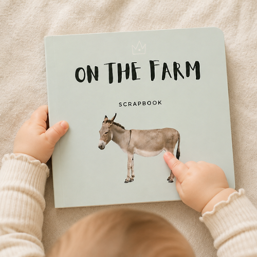 ON THE FARM - Scrapbook Board Book