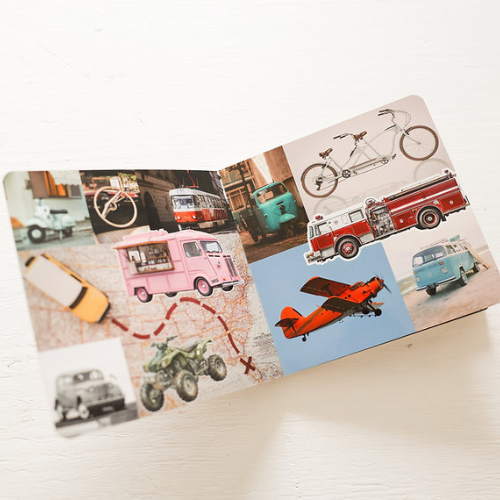 THINGS THAT MOVE - Scrapbook Board Book