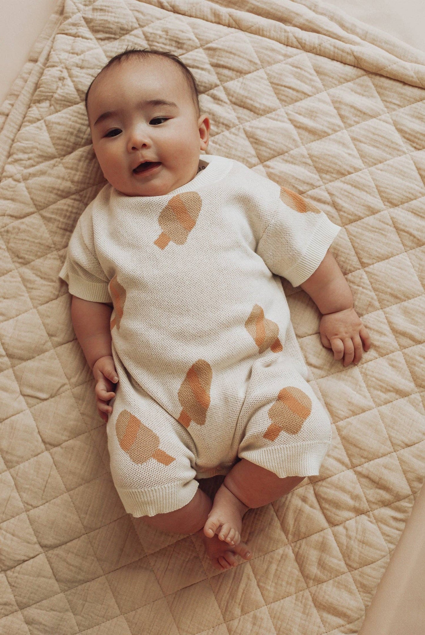 Knit Romper - Lolly Pop