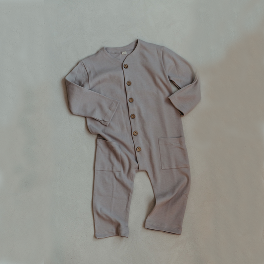 River Grey Interlock Jumpsuit
