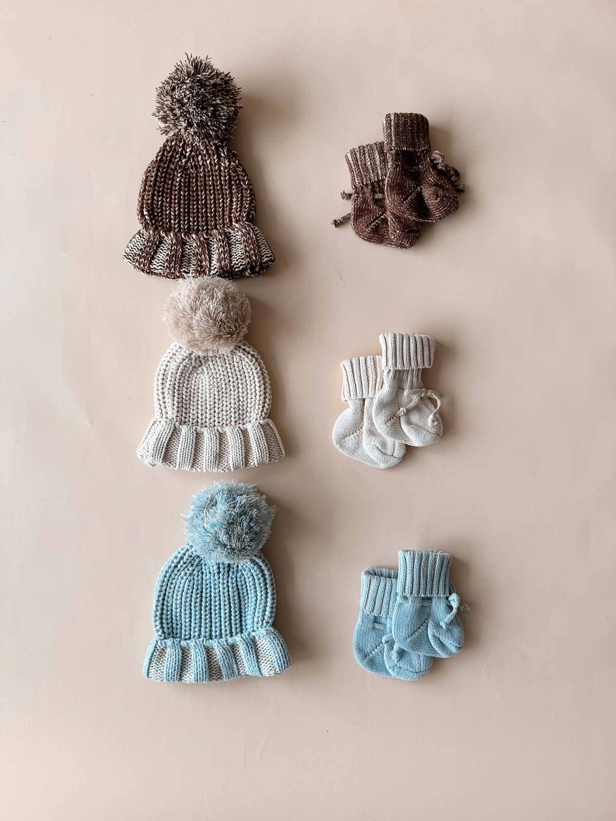Chunky Cotton Bootie - Chocolate