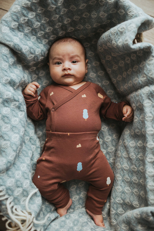 Organic Cotton Leggings Raisin