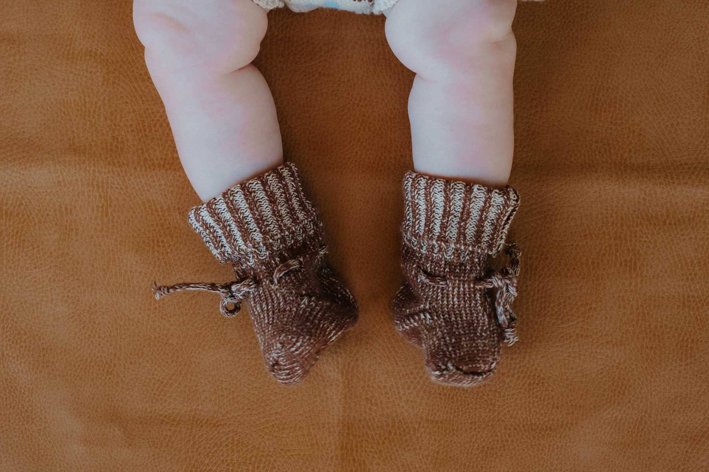Chunky Cotton Bootie - Chocolate