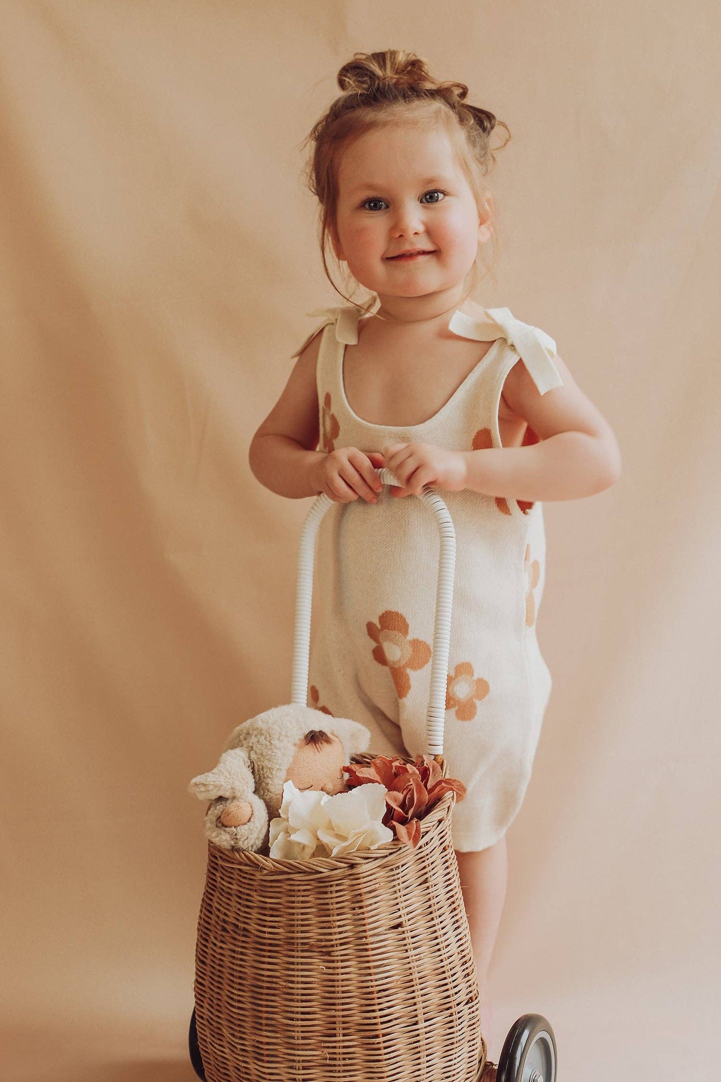 Knit Romper - Wild bloom