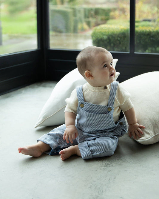 Hatchling Blue Stripe Jumpsuit