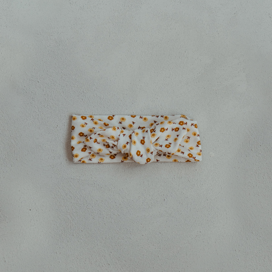 Floral Knot Twist Hairband