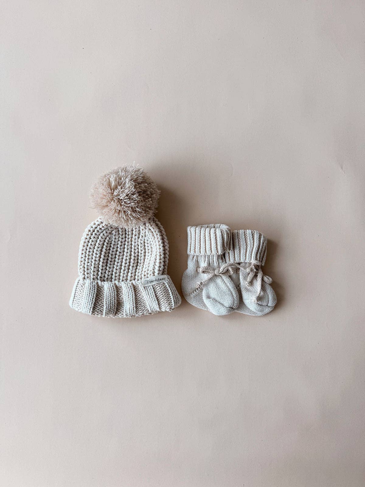Chunky Cotton Beanie - Oat