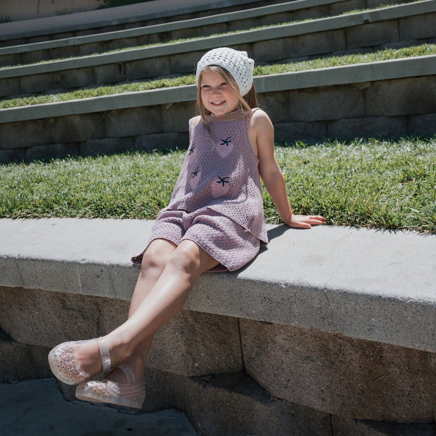 Knit Headscarf - Cloud