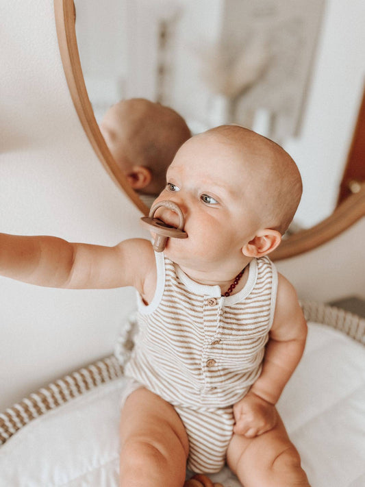 Silicone Pacifier - Truffle