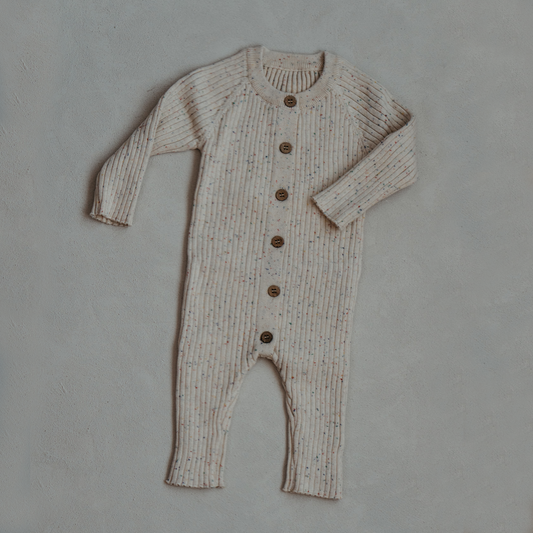Sprinkle Ribbed Romper