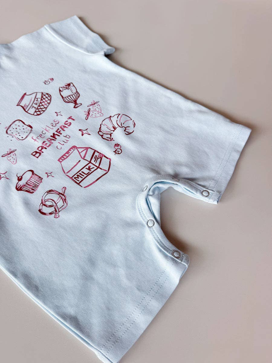 Breakfast Club Romper - Sky