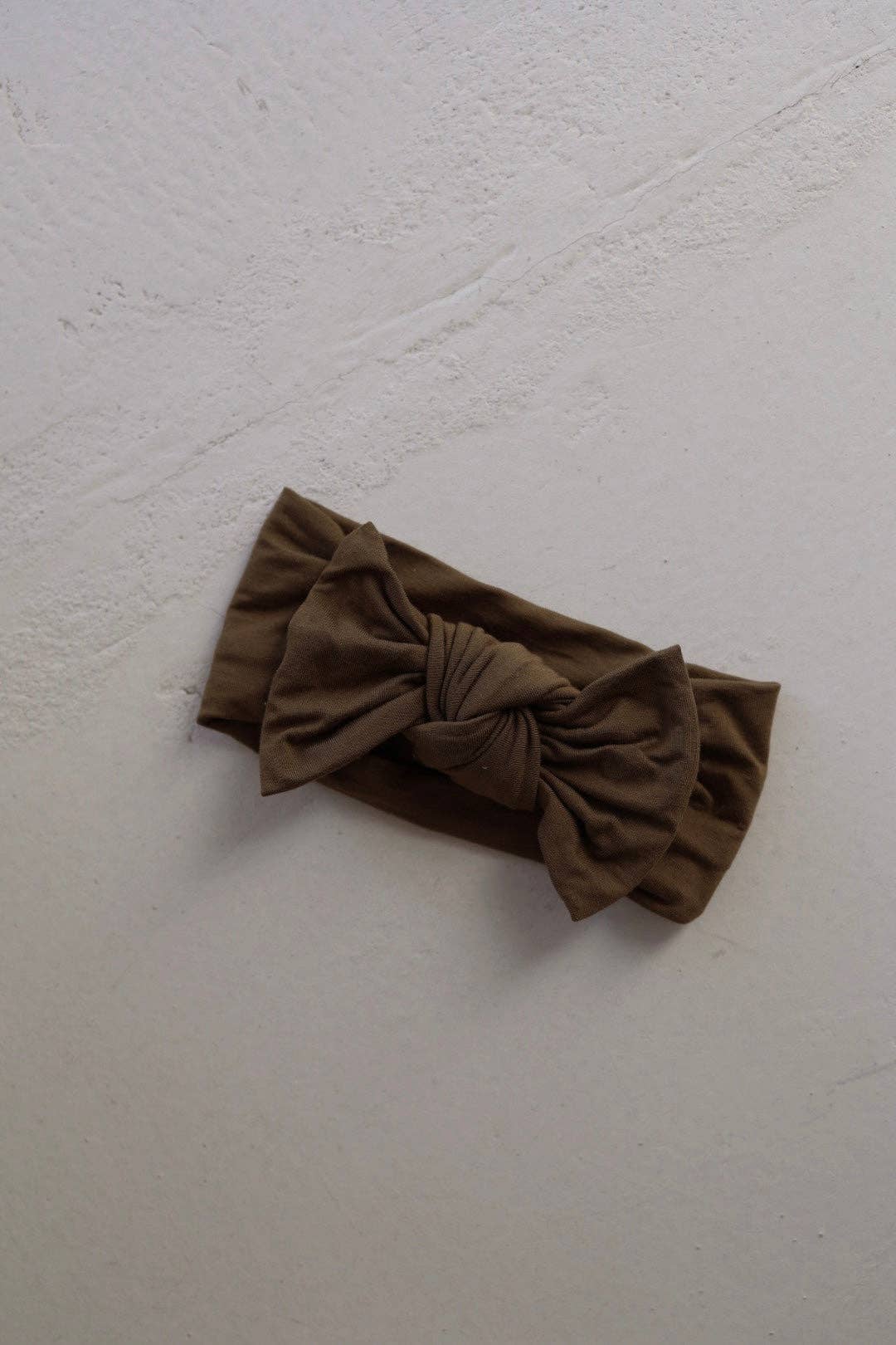 Bamboo Headband - Olive Green