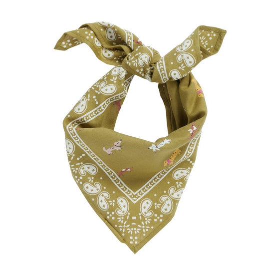 Olive Dachshund Scarf