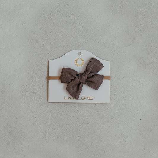 Mocha Bow Hairband