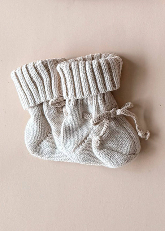 Chunky Cotton Bootie - Oat