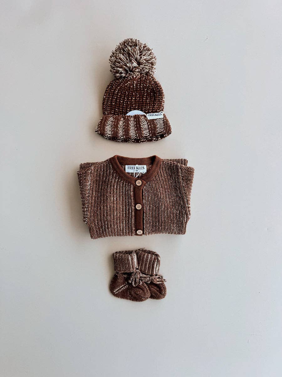 Chunky Full Romper - Chocolate