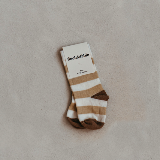 Bronze Stripe Socks